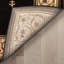 Tapis traditionnel noir Charlton Home® Doykos Fleur De Lis-99470836