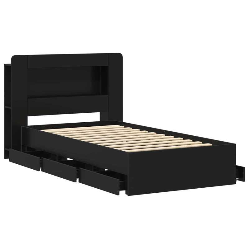 Bed, Black, Small Single (2'6)