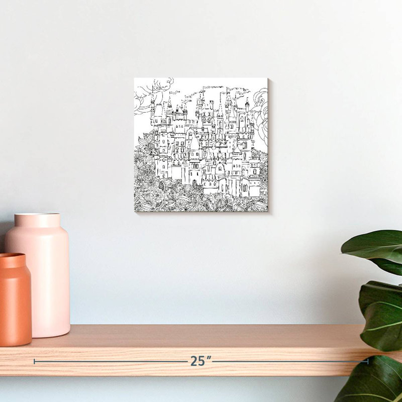 Château floral Ashelle, H 10 po x l 10 po