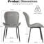 Chaise d'appoint rembourrée Modern (ensemble de 2)-171374287-171374320