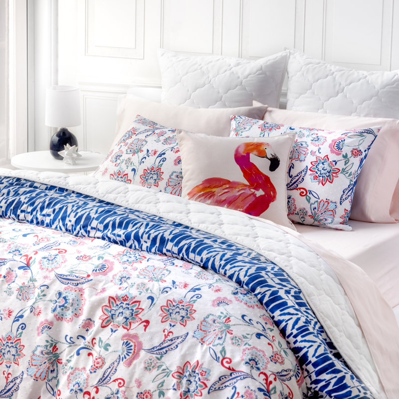 Ensemble de housse de couette réversible Hampton, Housse de couette très grand + 2 taies décoratives