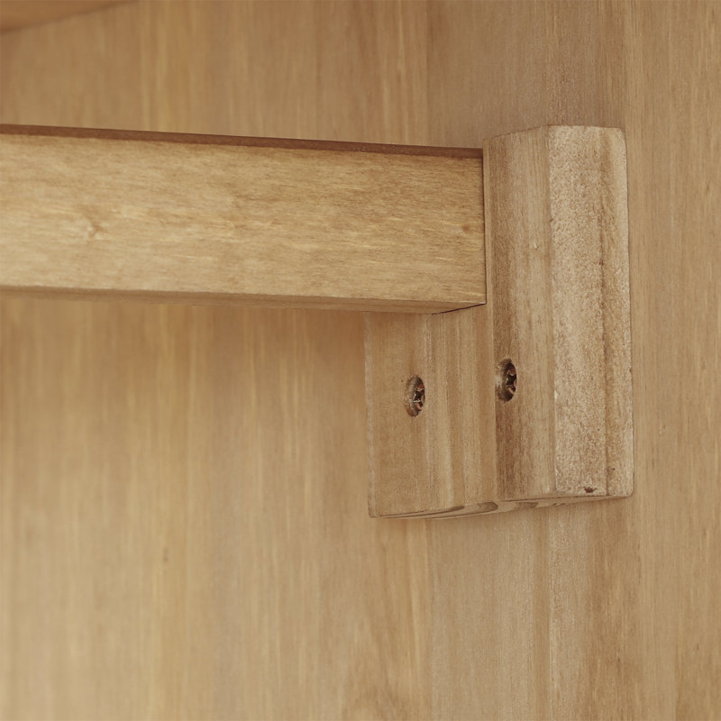 Dean 2 Door Solid Wood Wardrobe