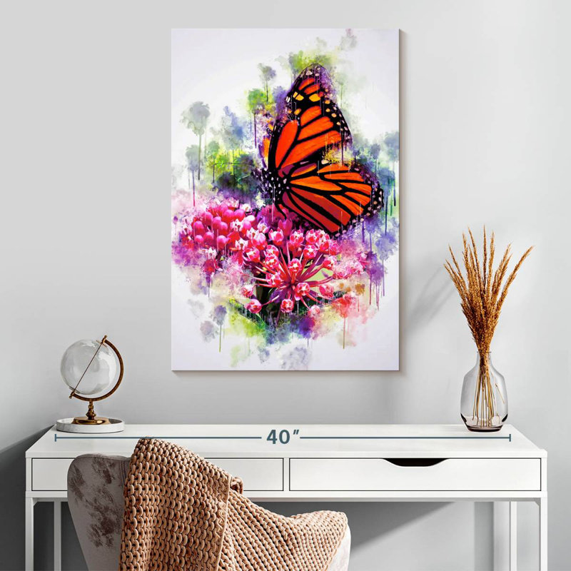 Brampt Garden Monarch Butterfly, 30" H x 20" W