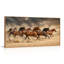 Tableau encadré sur toile représentant des chevaux au galop, 147 x 71 cm (58 x 28 pouces).-764329680