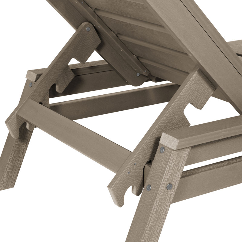 Méridienne longue inclinable 74,7 po Jiwoo, Brun bois