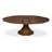 Giselle Extendable Oak Round Solid Wood Dining Table-108207495
