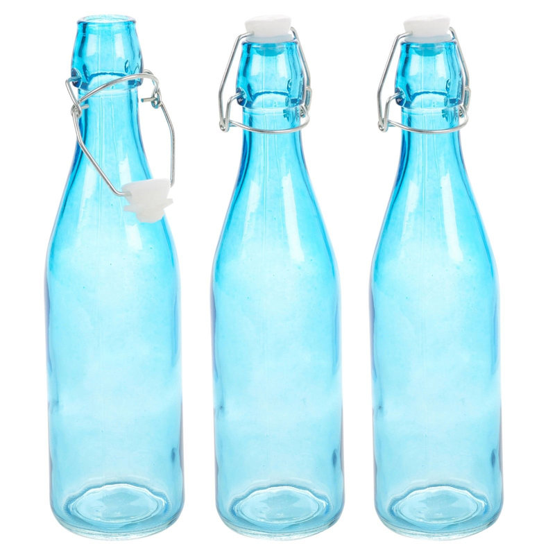 1L Swing Top Lid Decanter, Blue