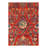 One-of-a-Kind 4'5'' X 7' 1910s Wool Area Rug in