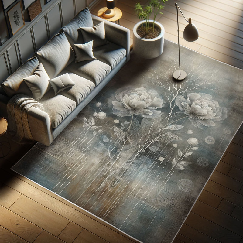 Machine Printed 152cm X 76cm Area Rug