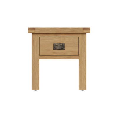 Oakham Lamp Table With Drawer