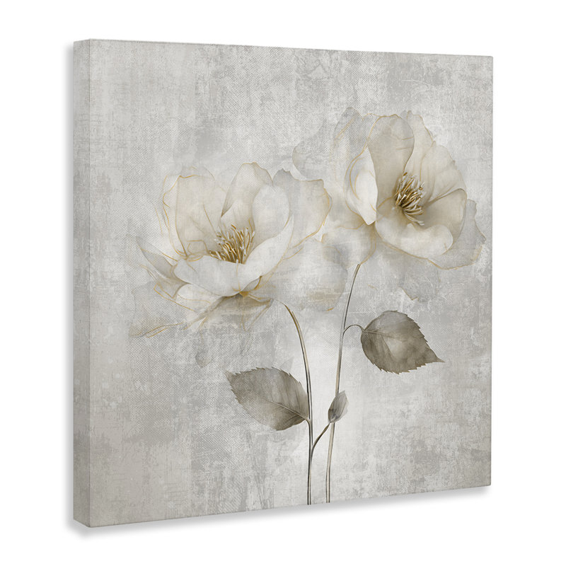 Blooming Roses Bunch Canvas, conception par Irene Weisz, H 17 po x l 17 po