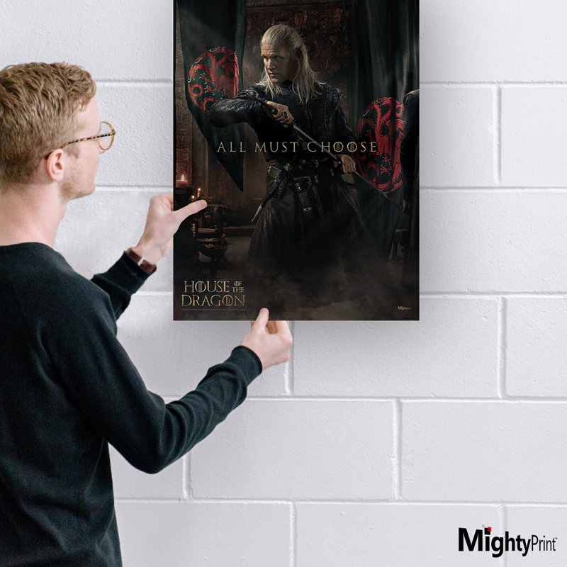 Art mural House of the Dragon (Daemon Targaryen)
