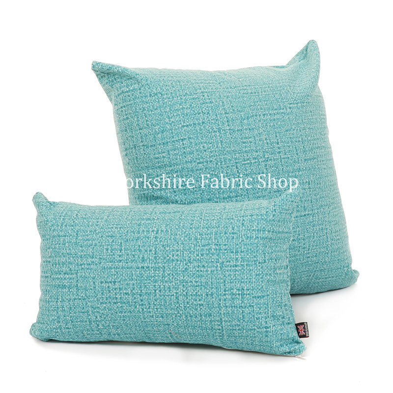 Tapini Rectangular Cushion, Teal, 28cm x 28cm