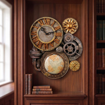 Bagdad Gears of Time Wall Clock