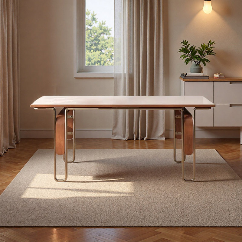Table de salle à manger Premium, Blanc, H 29,53 po x L 62,99 po x l 31,5 po