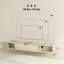 Unfinished Floating TV Stand for TVs up to 55"-1113752907