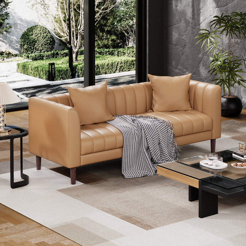 Canapé 3 places Modern, Orange