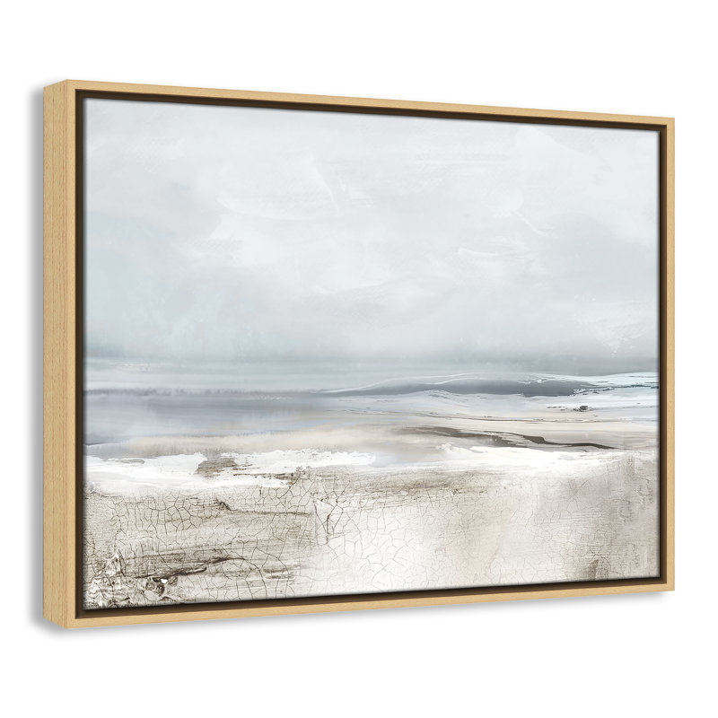 Coucher de soleil sur les reflets - Version paysage par Luna Mavis, Naturel, H 19,5 po x l 25,5 po
