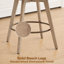 Tabouret pivotant rembourré Mangu (ensemble de 2)-64612489