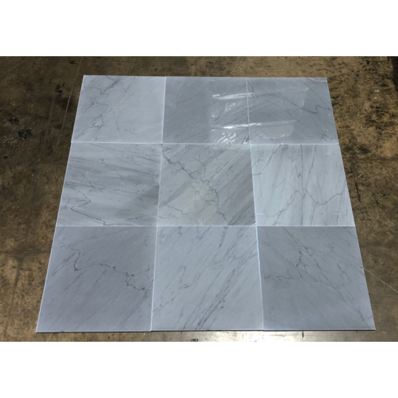 Bardiglio Imperiale 18" X 18" Marble Look Floor And Wall Tile
