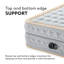 Intex Dura Beam Supreme Air Flow Air Mattress with Built in Pump-64126418