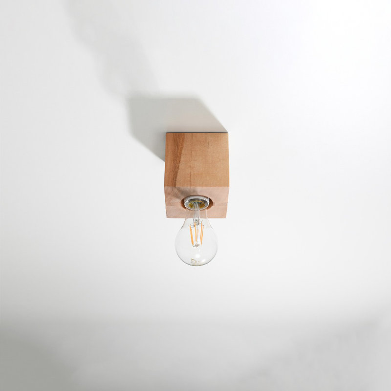 Bang Flush Mount, Wood