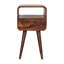 Wenzel 193.55cm W Solid Wood Bedside Table-115437731