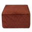 Upholstered Velvet Storage Pouf