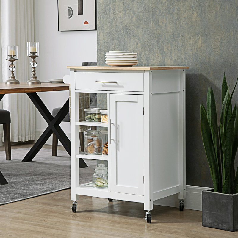 Chariot pour îlot de cuisine (tabouret non inclus)