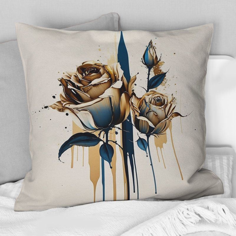 Coussin Rose Roses