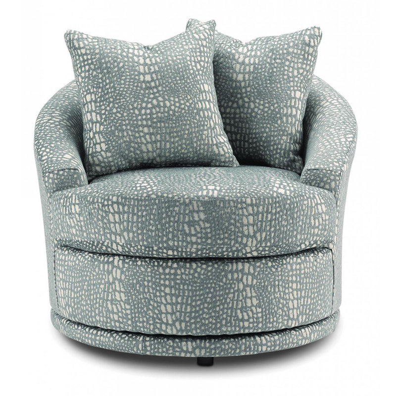 Fauteuil demi-tonneau pivotant 36,5 W Alanna, Minuit minuit