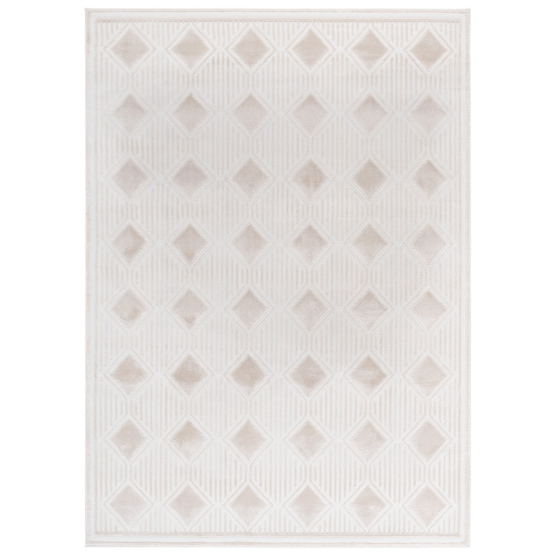 Tapis ivoire / beige Kimberley, Rectangle 5 pi x 7 pi