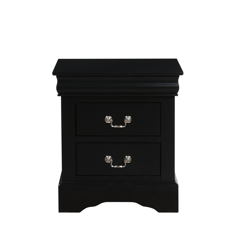 Table de chevet Modern Elegance, Noir
