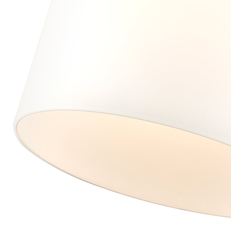 Luminaire suspendu 1 lumière Laphia, Noir mat, H 10,75 po x l 8 po x P 8 po