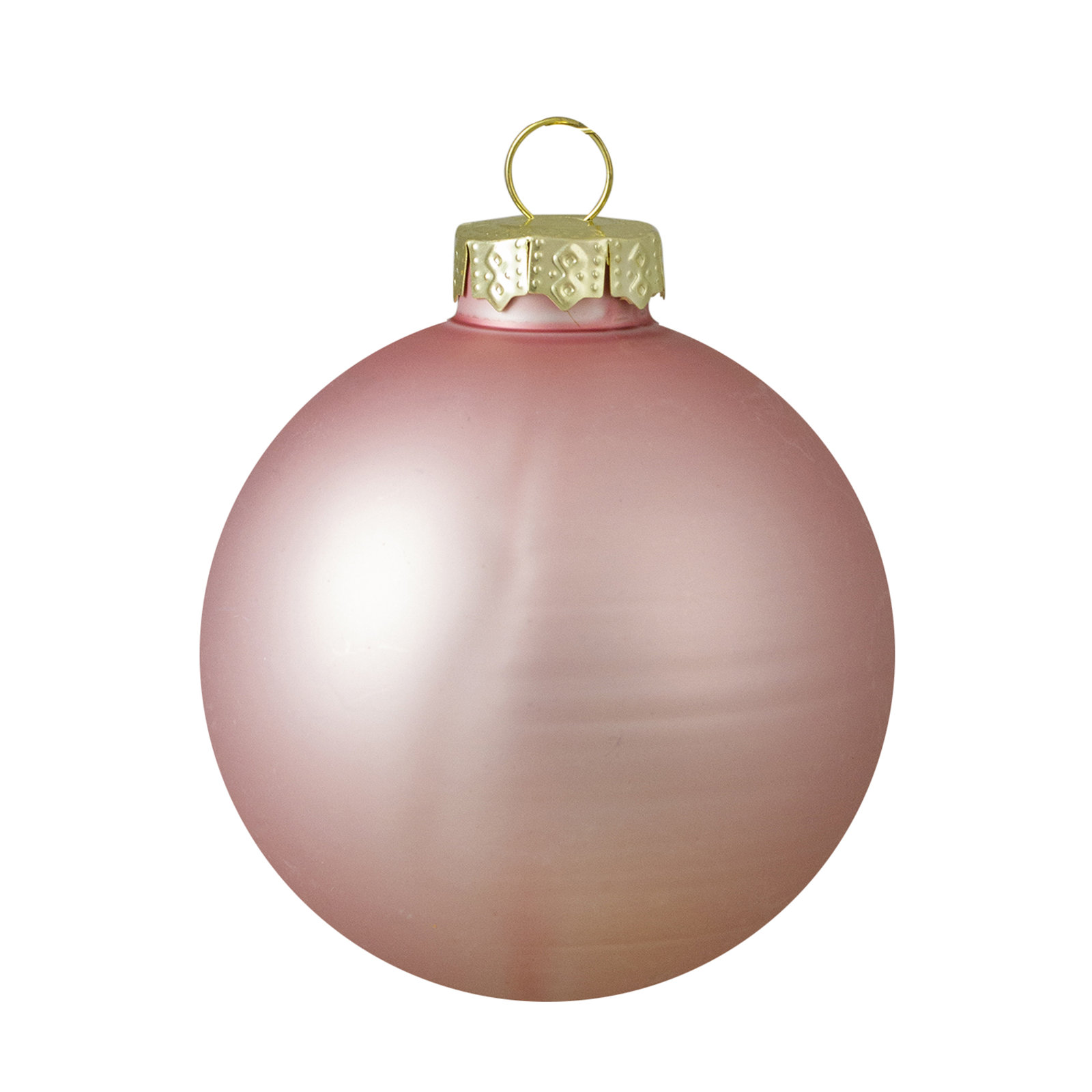 3" Glass Bauble, Pink
