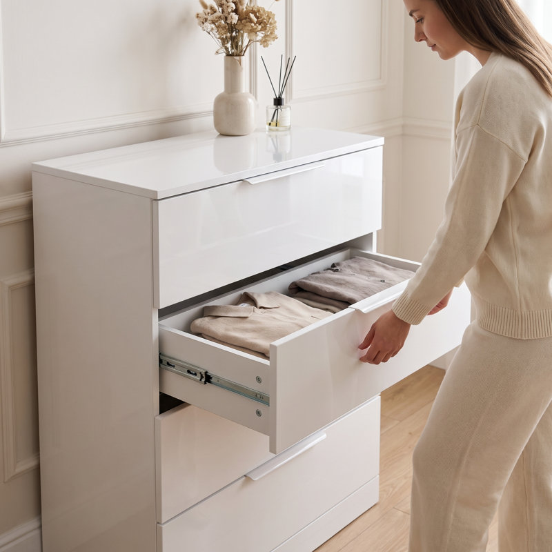 Solid Wood Square Accent Cabinet