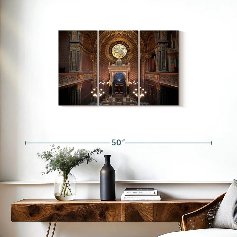 Synagogue espagnole, H 20 po x l 33 po