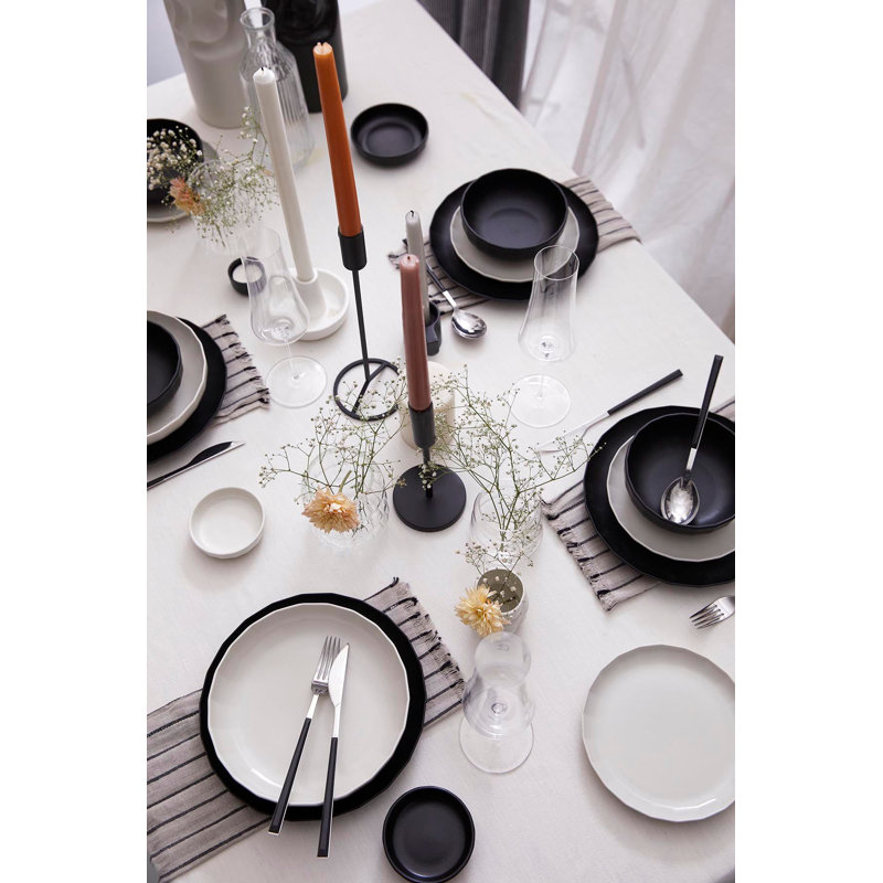 16 Pieces 100% Porcelain Dinner Set,