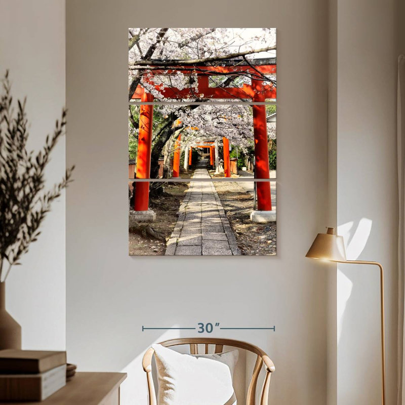 Fleurs de cerisier Nicci Torii, H 45 po x l 28 po