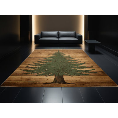 Tapis abstrait moderne et contemporain lavable à la machine Delancey