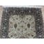 Tapis de zone de couloir 2 pi 9 po x 16 pi 2 po main-of-kind à la main noué la gris/beige