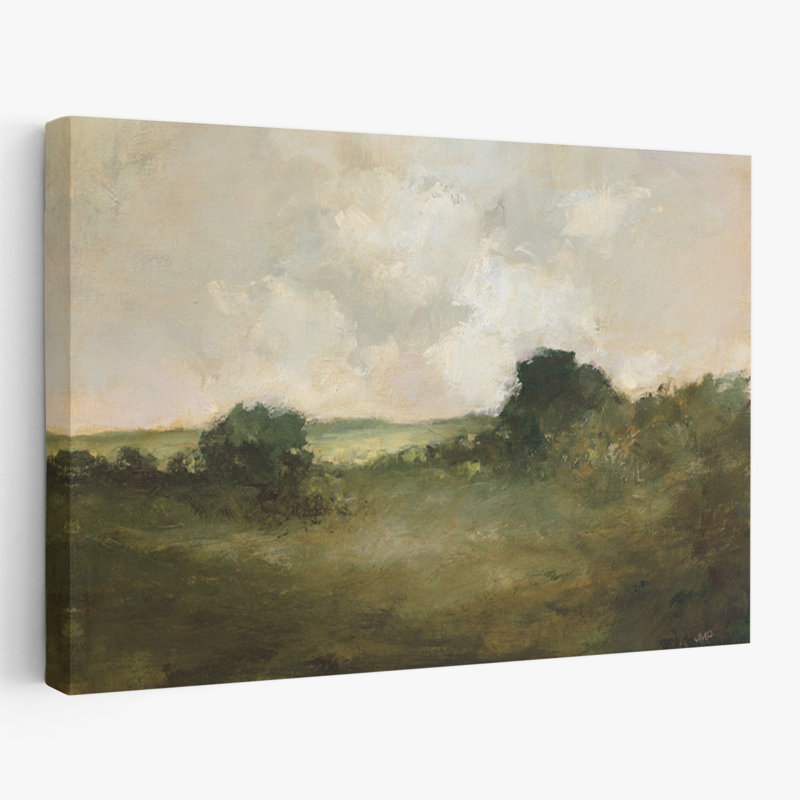 Vue contemporaine sur la campagne, H 24 po x l 16 po