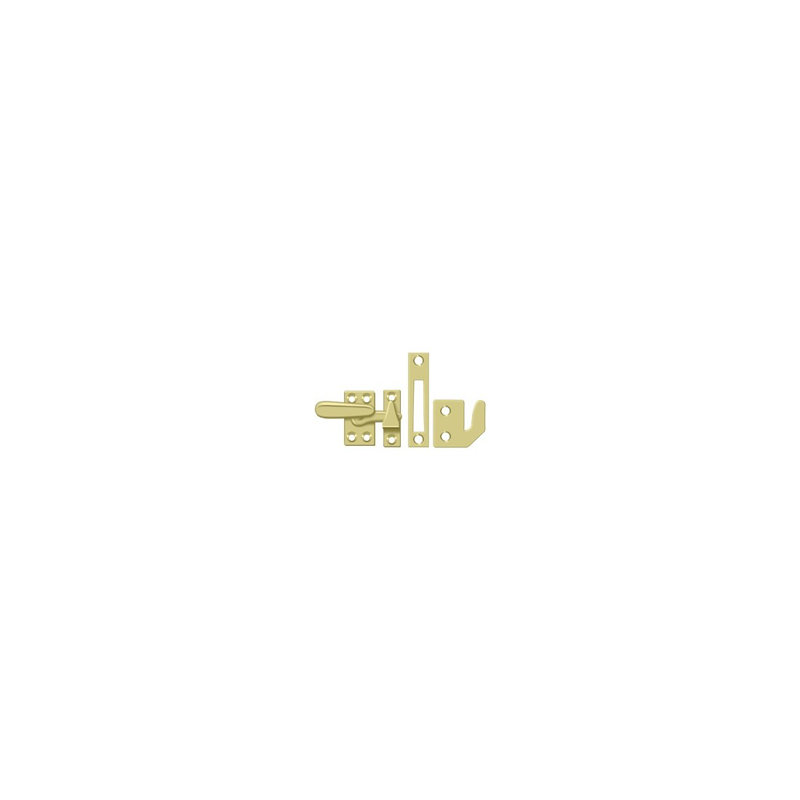 Hardware, Polished Brass, 1.3" H x 1.5 W x 0.5" D