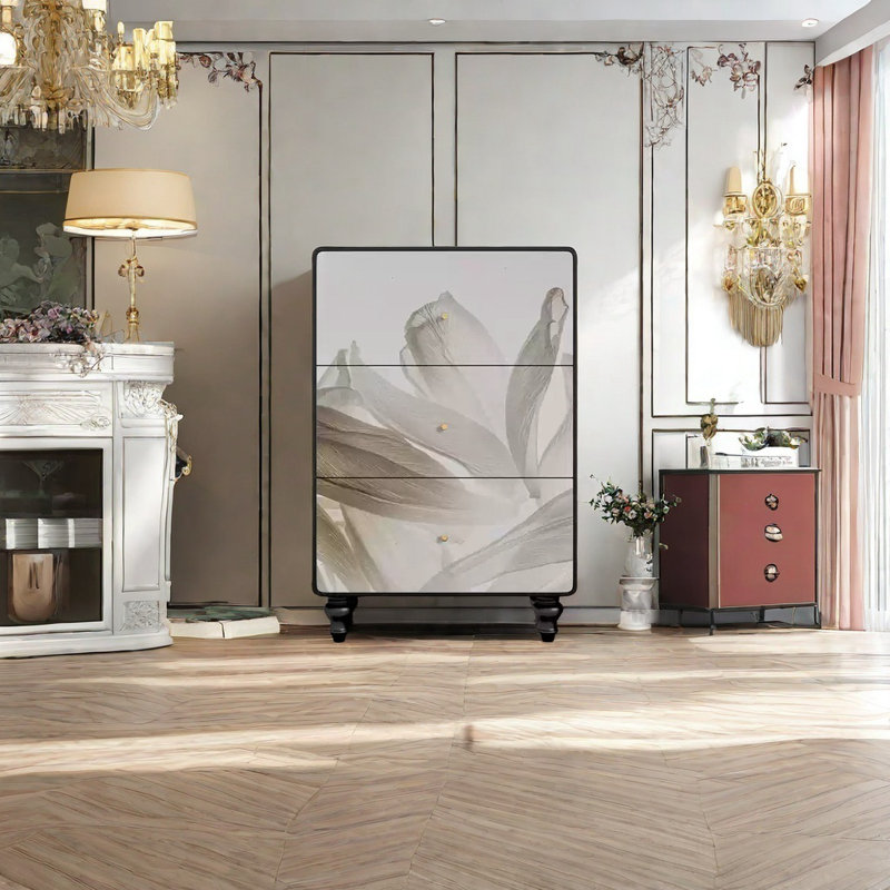 Armoire d'appoint en bois massif Simple Home