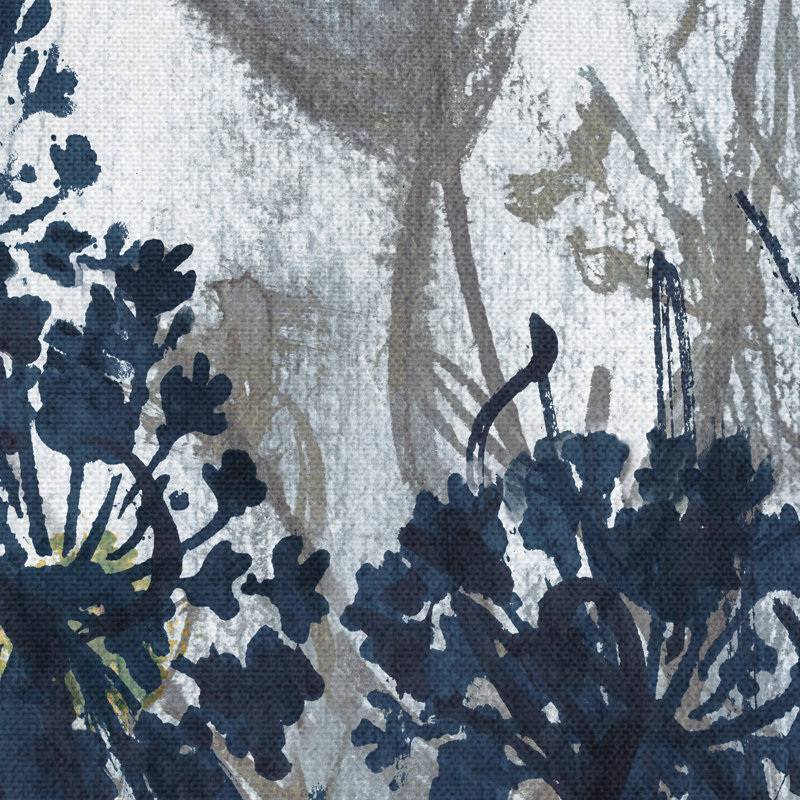 " Indigo Field " by Susan Jill, 24" H x 48" W x 1.5" D