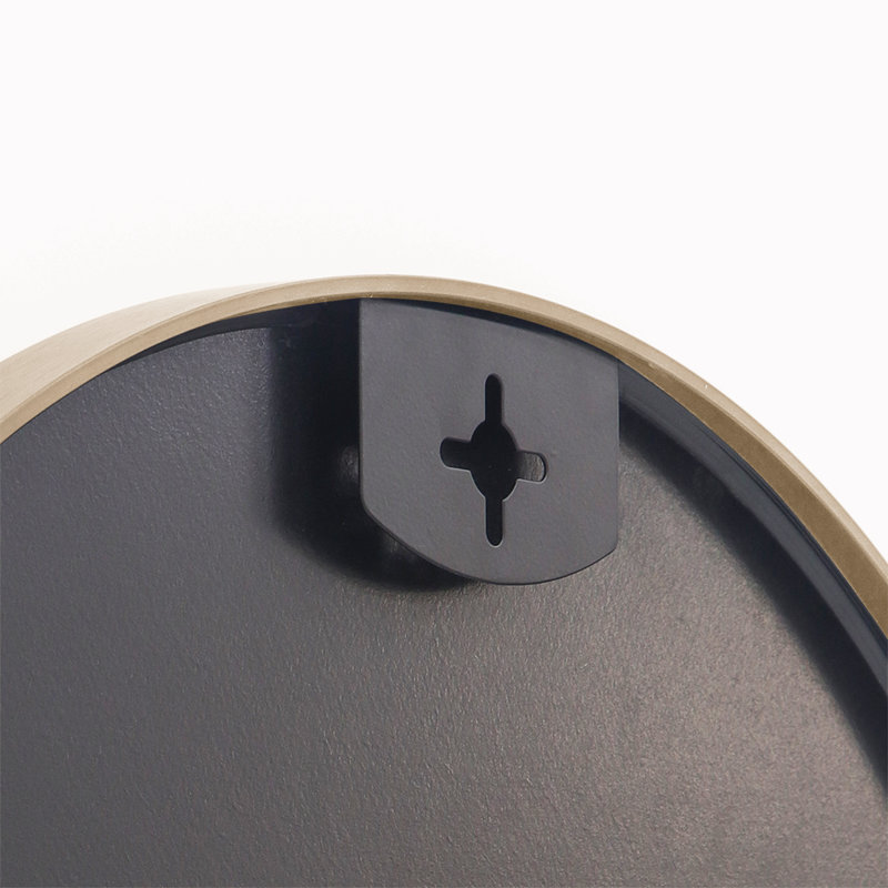 Aluminium Framed Arch Wall Mirror, Gold
