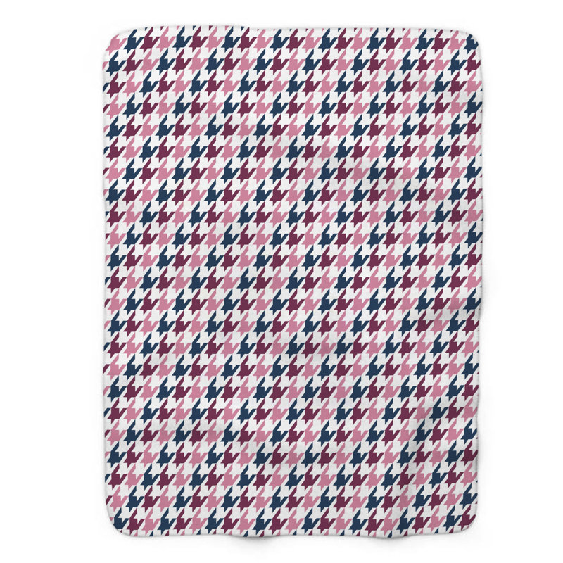 Couverture sherpa rose 1 pièce, L 50 po x L 60 po