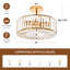  Plafonnier semi-encastré cylindrique en cristal à 4 lumières à intensité variable-845498495-863158135