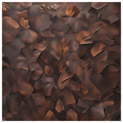 Bronze Metallic Leaves Comforter