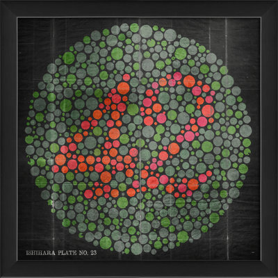 " Ishihara Colorblind Test 23 " by The Artwork Factory